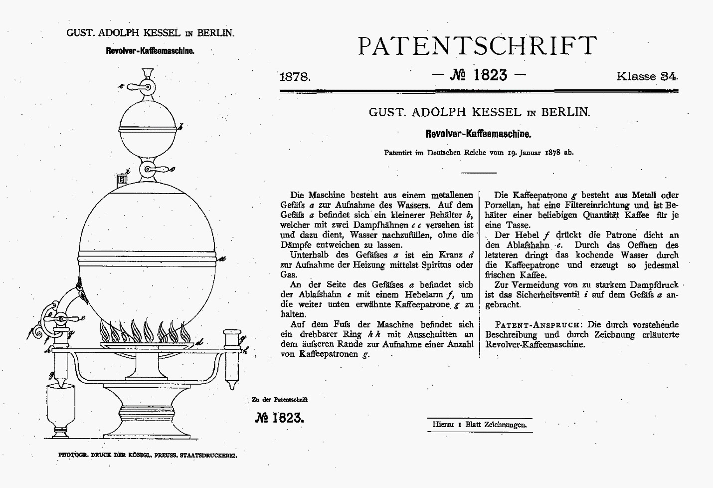 Innovative Calculating Machine Patent from 1878